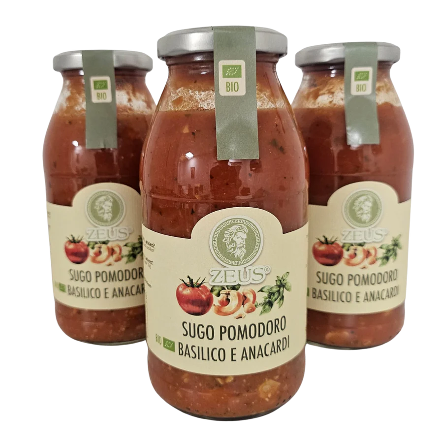 Sugo Pomodoro, Basilico e Anacardi (3x500ml)