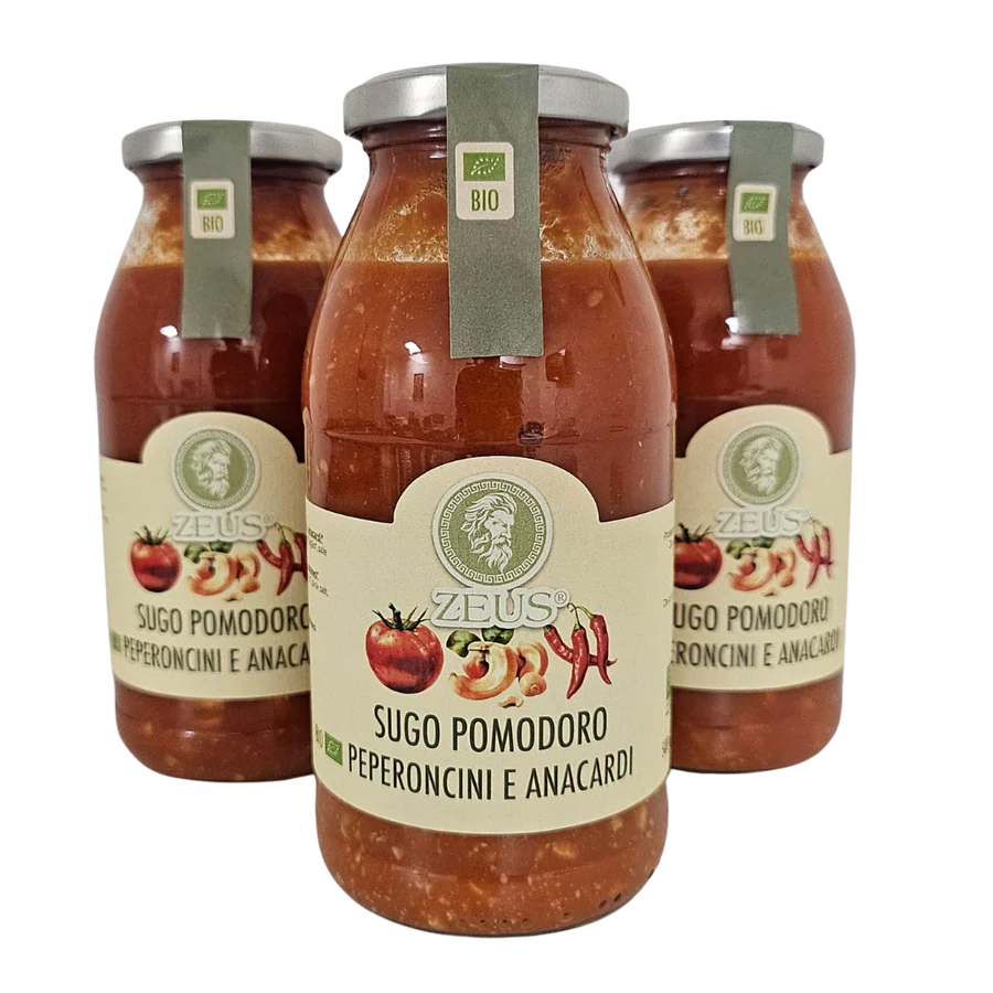 Sugo Pomodoro, Peperoncino e Anacardi (3x500ml)